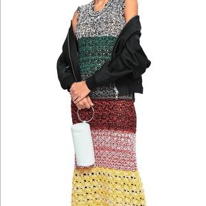 Sonia Rykiel Pointelle-knit midi dress